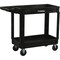 Lorell Utility Cart, w/Built-in Bin, 550 lb Cap, 37-1/2"x17"x39", BK LLR03611 - alternate 1